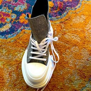 Plaid Alexander McQueen tred boots